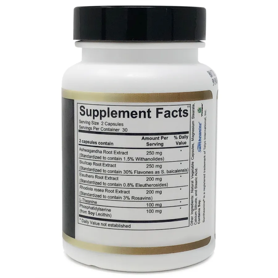Adrenal-Max Calm, label