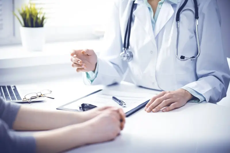 An in-person consultation at Harding Medical Institute